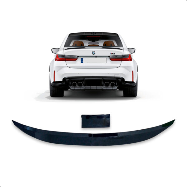 Aerofólio Para BMW M3 Sedan Black Piano Autocolante