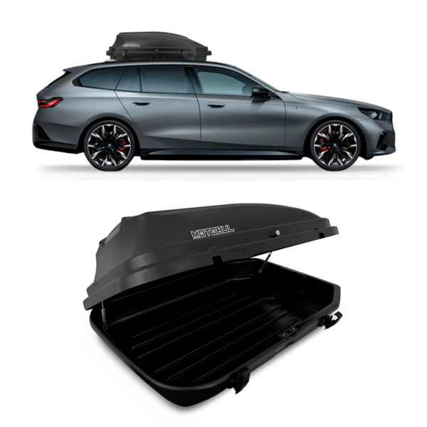 Baú Maleiro De Teto Motobul 270 Litros BMW-SERIE-5 Preto