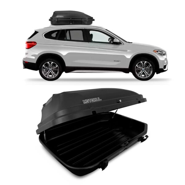 Baú Maleiro De Teto Motobul 270 Litros BMW-X1 Preto