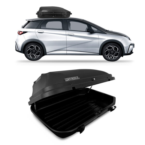 Baú Maleiro De Teto Motobul 270 Litros BYD-DOLPHIN Preto