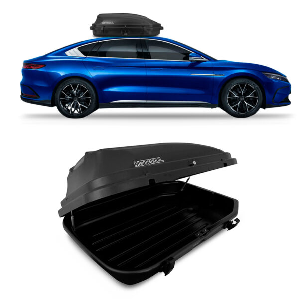 Baú Maleiro De Teto Motobul 270 Litros BYD-HAN Preto