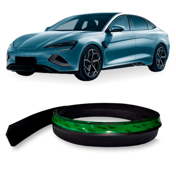 Saia Spoiler Para BYD SEAL Z Lip Borracha Esportivo Ez
