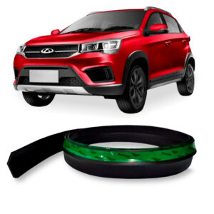 Saia Spoiler Para CAOA-CHERY-TIGGO-2 Z Lip Borracha Esportivo Ez