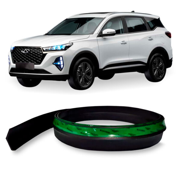 Saia Spoiler Para CAOA-CHERY-TIGGO-7 Z Lip Borracha Esportivo Ez