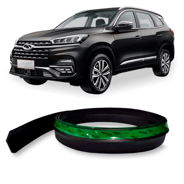 Saia Spoiler Para CAOA-CHERY-TIGGO-8 Z Lip Borracha Esportivo Ez