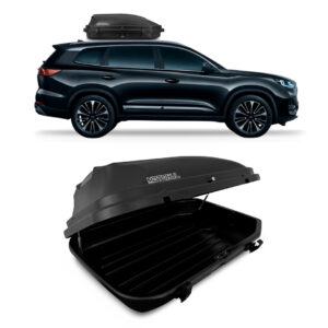 Baú Maleiro De Teto Motobul 270 Litros CAOA-CHERY-TIGGO-8 Preto