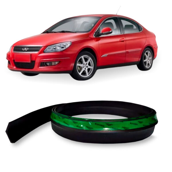 Saia Spoiler Para CHERY CIELO Z Lip Borracha Esportivo Ez