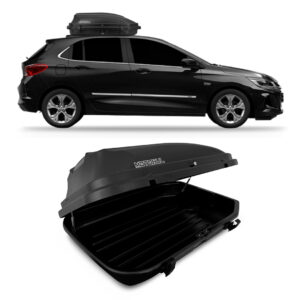 Baú Maleiro De Teto Motobul 270 Litros CHERY-CIELO Preto