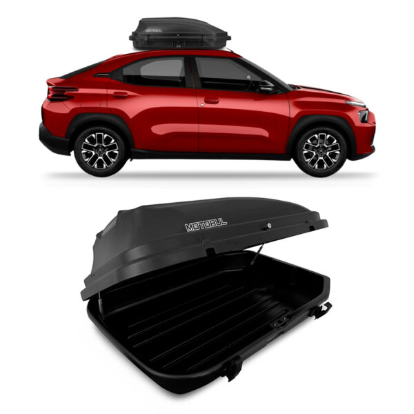 Baú Maleiro De Teto Motobul 270 Litros CITROEN-BASALT Preto