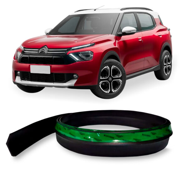 Saia Spoiler Para CITROEN C3 AIRCROSS Z Lip Borracha Esportivo Ez