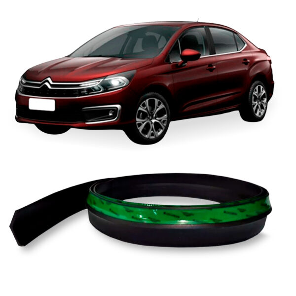 Saia Spoiler Para CITROEN-C4-LOUNGE Z Lip Borracha Esportivo Ez