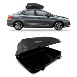Baú Maleiro De Teto Motobul 270 Litros CITROEN-C4-LOUNGE Preto