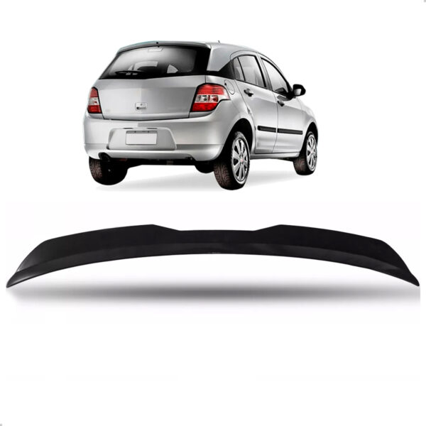 Aerofólio Universal Para Agile Acrílico Black Piano Sem Led