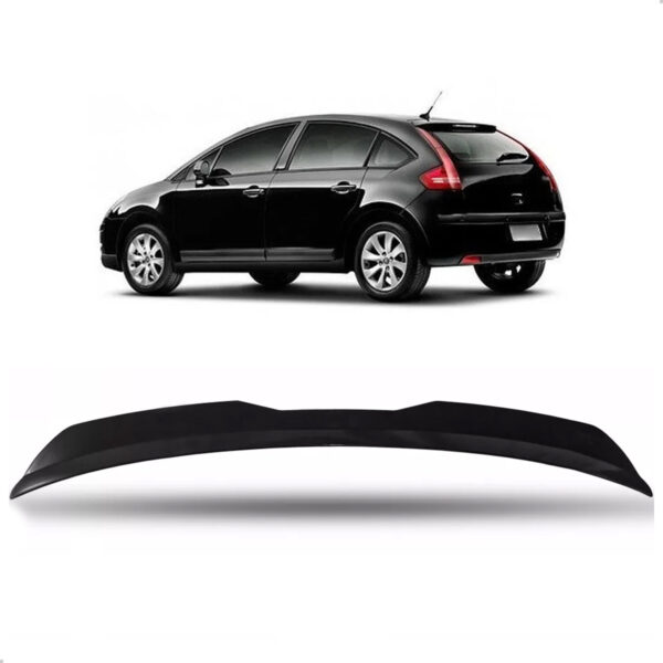 Aerofólio C4 Black Piano Sport Hatch Universal