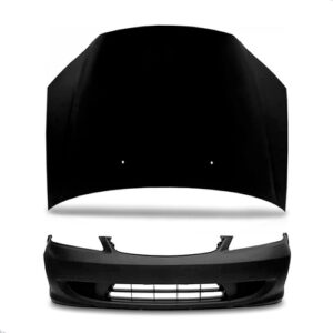 Capo E Parachoque Honda Civic 2004 A 2005 Sem Ressalto Placa