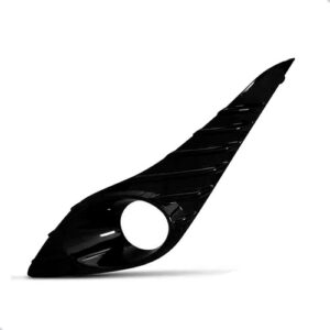 Moldura Yaris Hatch 2018 Até 2023 Black Piano Com Milha Le Black Piano Esquerdo