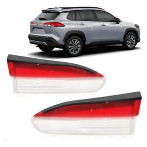 Par Lente Lanterna Corolla Cross 2021 Até 2024 Mala Tricolor