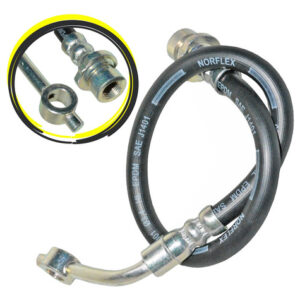 Flexivel Freio Dianteiro 450mm Frontier 02 Em Diante Esq