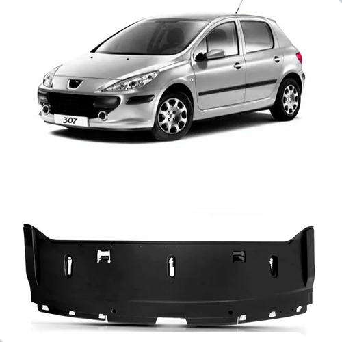 Defletor Parachoque Dianteiro Para Peugeot 307 2007 A 2012