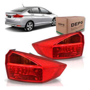 Par Lanterna Traseira City 2015 2016 2017 2018 Canto Direito E Esquerdo