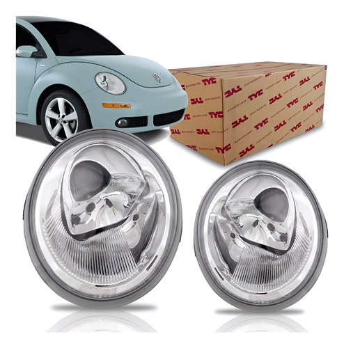 Par Farol New Beetle 1998 99 2000 01 2002 2003 2004 2005 Direito E Esquerdo