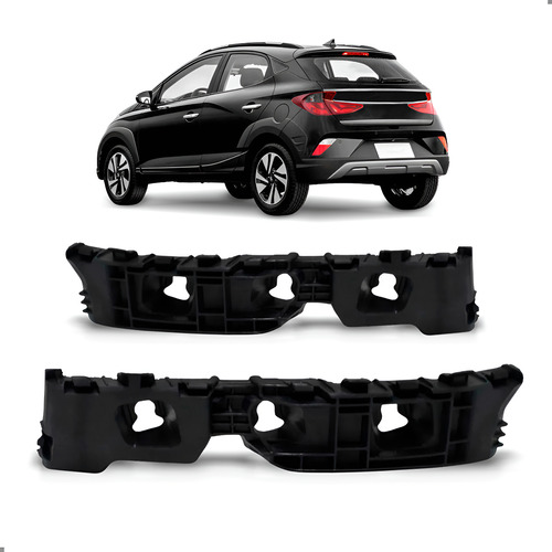 Par Suporte Guia Parachoque Traseiro Hb20x 2020 A 2022