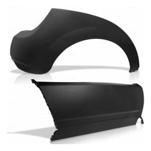 Kit De Parachoques E Grade Ka Dianteiro Traseiro  1a Linha  Preto