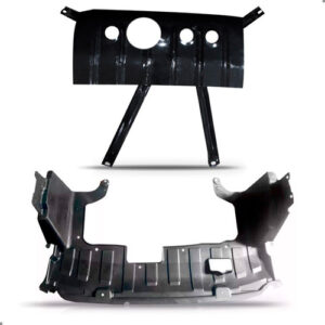 Kit Defletor Para Honda Fit 2003 A 2008 Com Protetor Carter