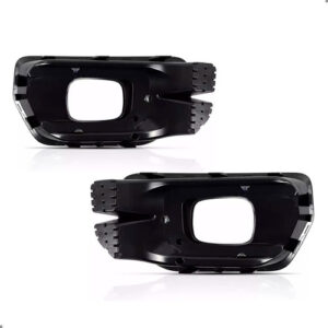 Par Grade Parachoque Para Ranger 2023 A 2025 Friso Cromado Preto Ambos Lados