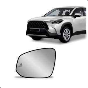 Lente Retrovisor Corolla Cross 2021 A 2026 Pt.cego Esquerdo