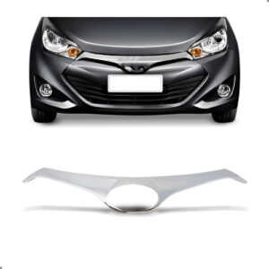 Grade Radiador Para Hyundai Hb20 Hb20s 2012 A 2015 Sem Emble Cinza Fosco