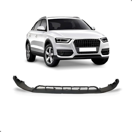 Spoiler Dianteiro Inferior Para Audi Q3 2012 2013 2014 2015 Para Pintar