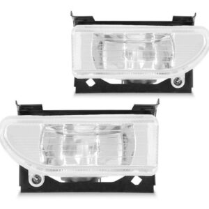 Kit Farol Milha Neblina Gol Parati Saveiro G2 1995 À 2000 Transparente