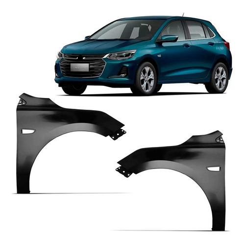 Paralama Onix 2020 A 2022 C/furo Pisca