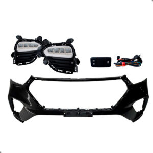 Kit Parachoque Para Creta 2016 2017 Com Kit Farol Milha Para Pintar