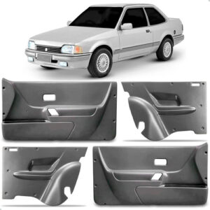 Par Forro Porta Dianteiro E Traseiro 2 Portas Apollo 90 A 92 Cinza