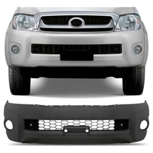 Parachoque Dianteiro Hilux Srv 20092011 C/furo 1a Linha  Cinza-escuro