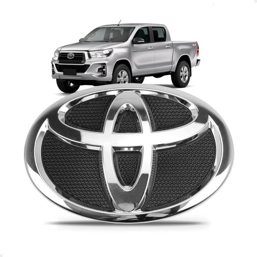Logo Grade Hilux 2016 A 2023 Cromado