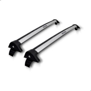 Rack De Teto Para Honda Fit 2008 A 2012 Alumínio Prata Prata