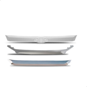 Kit Parachoque + Frisos Grade Cromado Fusion 2010 Até 2012 Preto