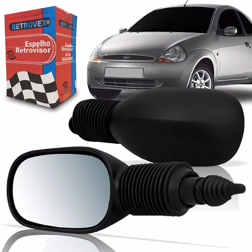 Par Retrovisor Ka Ford 1997 A 2005 Regulagem Manual Retrovex