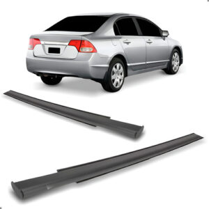 Par Pestana Para New Civic 2007 2008 A 2011 Traseira Externa Preto