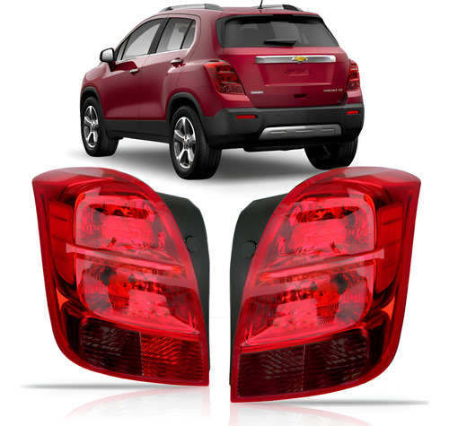 Par Lanterna Traseira Tracker 2014 2015 2016 Gm Esquerdo E Direito