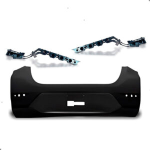 Kit Parachoque Traseiro Para Onix 2020 A 2025 Par Suporte