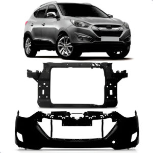 Parachoque E Painel Frontal Para Ix35 2010 A 2015 1a Linha  Preto