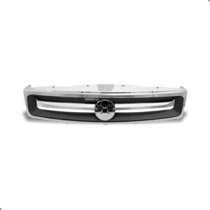 Grade Radiador Para Fiat Palio Economy 2010 A 2013 Prateado Brilhante