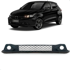 Grade Do Parachoque Para Argo 23/24 Preta Com Furo Para Aux Preto