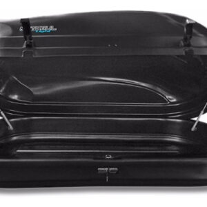 Bagageiro Teto Scenic Preto + Baú Maleiro 510 Litros Preto