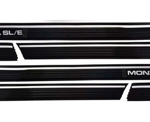 Borrachão Porta Lateral Monza Sle 1983 A 1987 4p Com 6 Peças