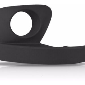 Par Tela Frontal Moldura Milha Fiat Mobi 14 15 2016 Com Furo Preto